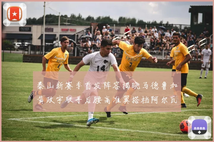 泰山新赛季首发阵容揭晓马德鲁加黄政宇联手后腰高准翼搭档阿尔瓦罗