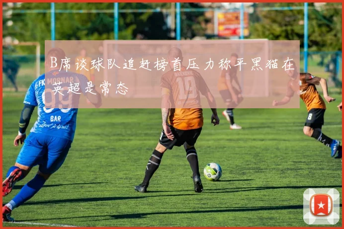 B席谈球队追赶榜首压力称平黑猫在英超是常态